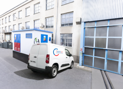 Kioskové řešení pro nabíjecí stanice